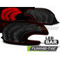 Fanali Posteriori LED Rosso Fumé per Peugeot 208 04/2012-06/2015 (Cod. TT-LDPE09)