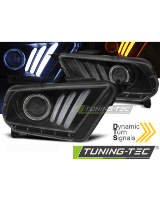Fanali Posteriori Nero per Ford Mustang V 2010-2013 (Cod. TT-LPFO71)
