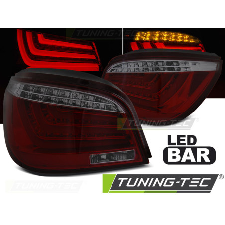 Fanali Posteriori LED Rosso Fumé per BMW Serie 5 E60 07/2003-02/2007 (Cod. TT-LDBME9)
