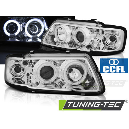 Fari Anteriori Angel Eyes per Audi A3 8L 08/1996-08/2000 (Cod. TT-LPAUD8)