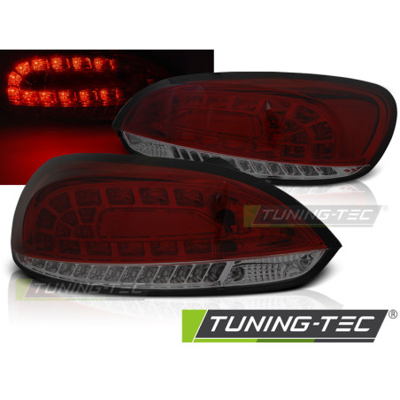 Fanali Posteriori LED Rosso Fumé per Volkswagen Scirocco Iii 2008-04/2014 (Cod. TT-LDVWI2)