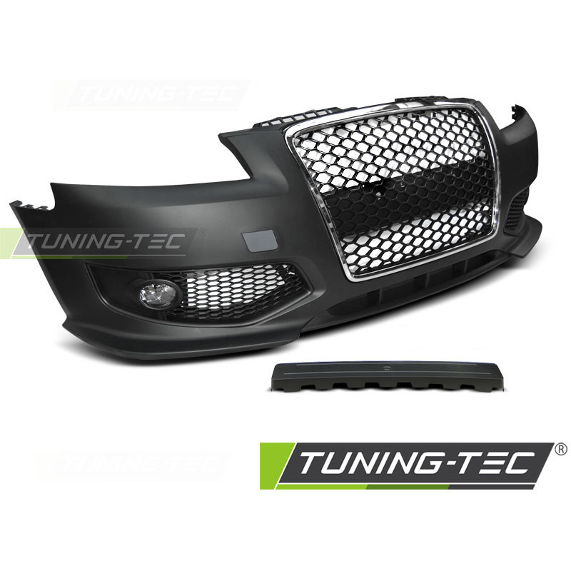 Paraurti Anteriore Cromato Nero per Audi A3 06/2005-04/2008 (Cod. TT-ZPAU03)