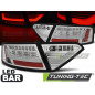 Fanali Posteriori LED Cromato per Audi A5 2007-06/2011 (Cod. TT-LDAUE0)