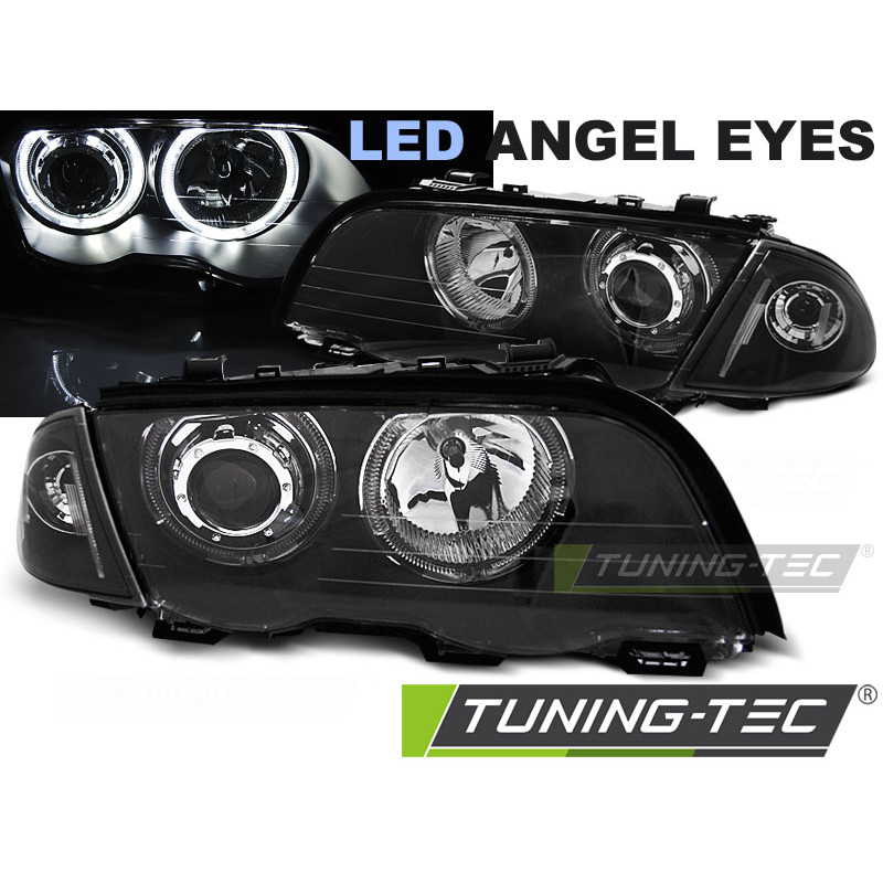 Fari Anteriori Angel Eyes per BMW E46 S/t 05/1998-08/2001 (Cod. TT-LPBMG1)