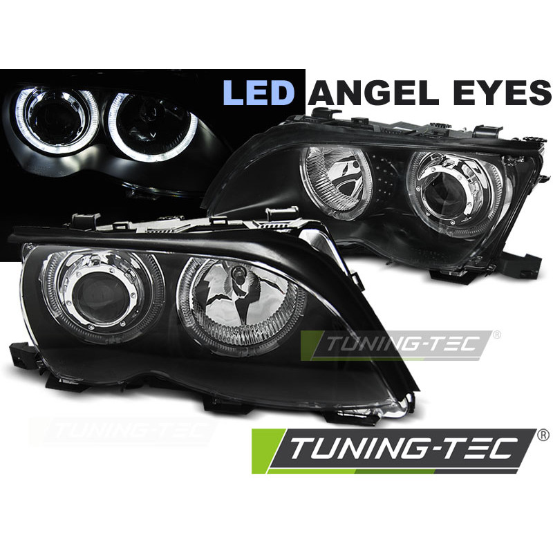 Fari Anteriori Angel Eyes per BMW E46 09/2001-03/2005 (Cod. TT-LPBMG3)