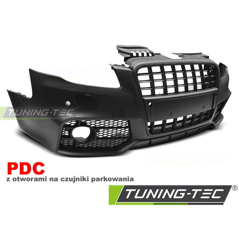 Paraurti Anteriore Nero per Audi A4 2004-2008 (Cod. TT-ZPAU18)