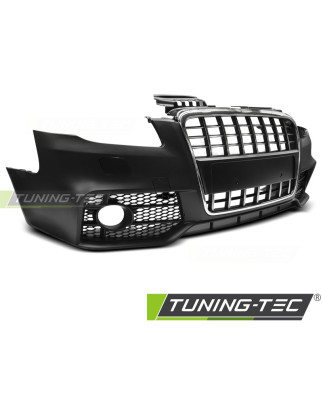 Paraurti Anteriore Cromato Nero per Audi A4 2004-2008 (Cod. TT-ZPAU21)