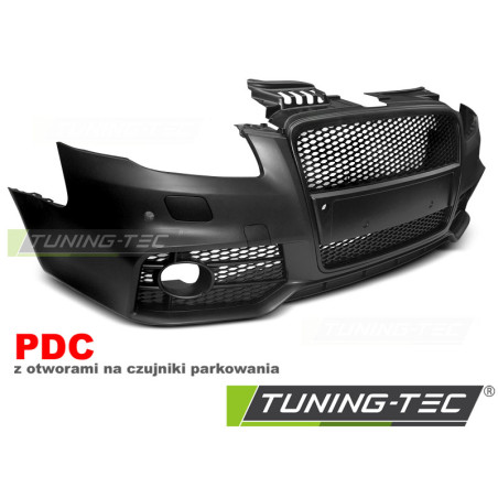 Paraurti Anteriore Nero per Audi A4 2004-2008 (Cod. TT-ZPAU14)