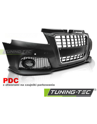 Paraurti Anteriore Cromato Nero per Audi A3 2008-2012 (Cod. TT-ZPAU11)