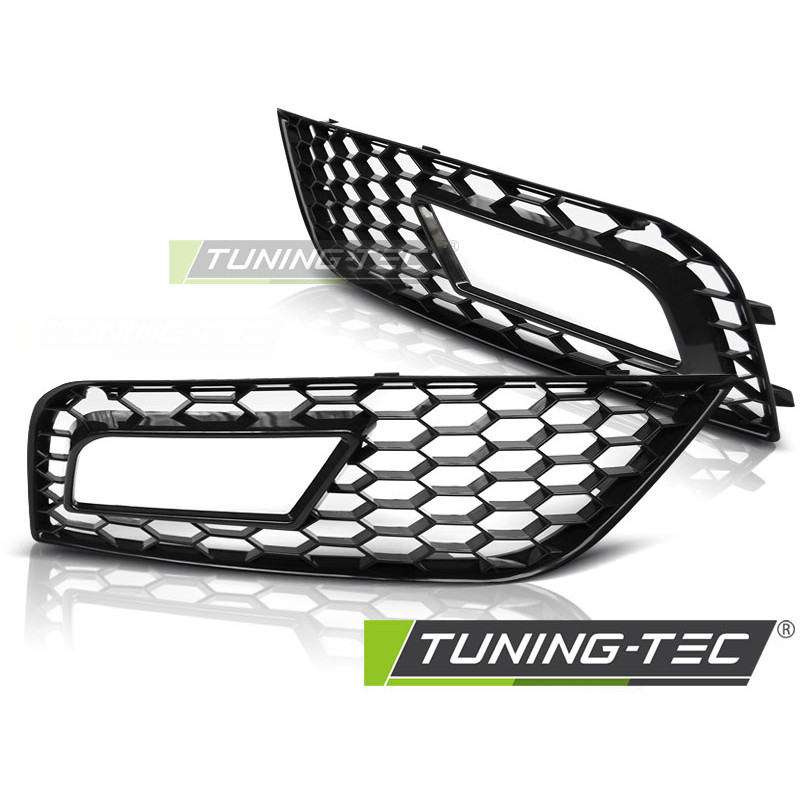 Fanali Posteriori Nero Lucido Nero per Audi A4 B8 11/2011-2015 (Cod. TT-GRAU20)