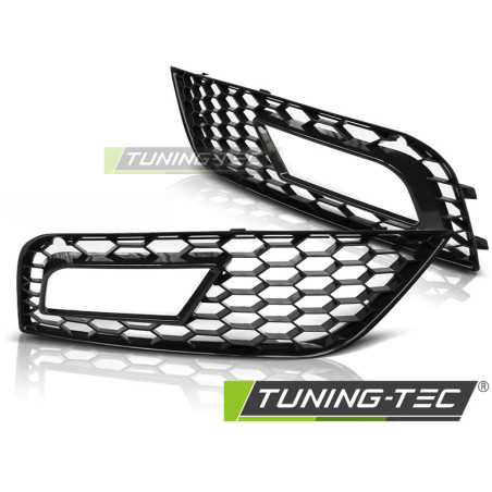 Fanali Posteriori Nero Lucido Nero per Audi A4 B8 11/2011-2015 (Cod. TT-GRAU20)