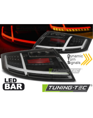 Fanali Posteriori LED Nero per Audi Tt 04/2006-02/2014 (Cod. TT-LDAUD4)