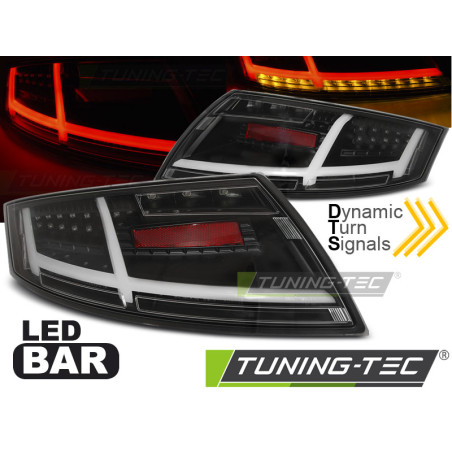 Fanali Posteriori LED Nero per Audi Tt 04/2006-02/2014 (Cod. TT-LDAUD4)