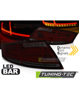Fanali Posteriori LED Rosso Fumé per Audi Tt 04/2006-02/2014 (Cod. TT-LDAUD2)