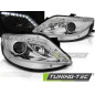 Fari Anteriori Luci Diurne Cromato per Seat Ibiza 6J 06/2008-2012 (Cod. TT-LPSE31)