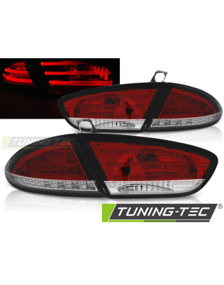 Fanali Posteriori LED Rosso/bianco per Seat Leon 03/2009-2012 (Cod. TT-LDSE26)