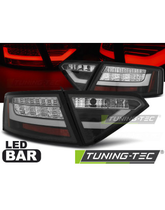 Fanali Posteriori LED Nero per Audi A5 2007-06/2011 (Cod. TT-LDAUE1)