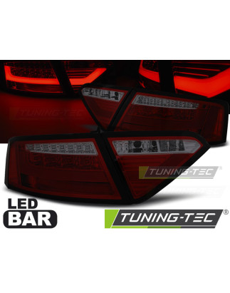 Fanali Posteriori LED Rosso Fumé per Audi A5 2007-06/2011 (Cod. TT-LDAUE3)