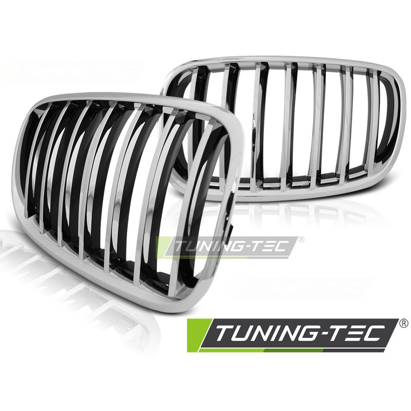 Griglia Frontale Cromato per BMW X5 E70 X6 E71 Dal 2008 (Cod. TT-GRBM32)
