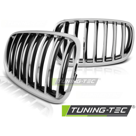Griglia Frontale Cromato per BMW X5 E70 X6 E71 Dal 2008 (Cod. TT-GRBM32)