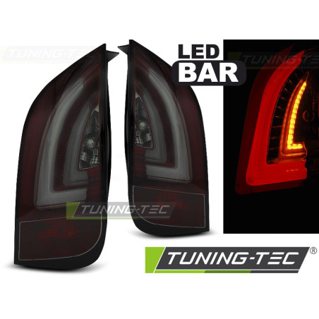 Fanali Posteriori LED Rosso Fumé per Volkswagen Up! /skoda Citigo 12.11- Dal 03/2011 (Cod. TT-LDVWF