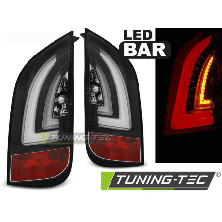 Fanali Posteriori LED Nero per Volkswagen Up! /skoda Citigo 12.11- Dal 03/2011 (Cod. TT-LDVWF4)
