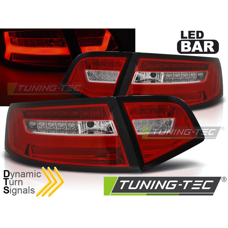Fanali Posteriori LED per Audi A6 2008-2011 (Cod. TT-LDAUF2)