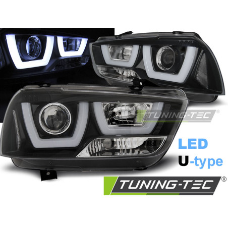 Fanali Posteriori Nero per Dodge Charger Lx Ii 2011-2015 (Cod. TT-LPDO14)