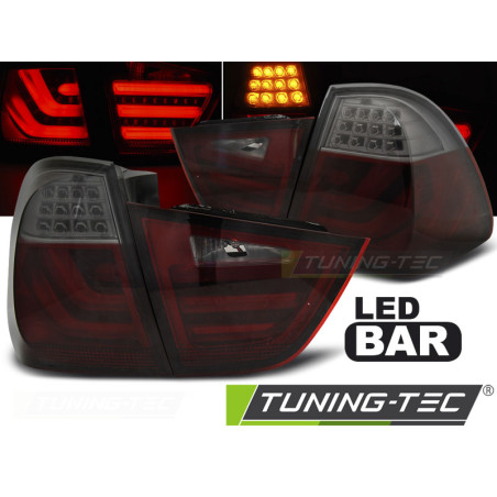 Fanali Posteriori LED Rosso Fumé per BMW Serie 3 E91 2009-2011 (Cod. TT-LDBMC0)