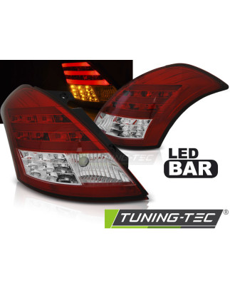 Fanali Posteriori LED Rosso/bianco per Suzuki Swift V Dal 2010 (Cod. TT-LDSI05)
