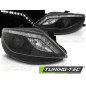 Fari Anteriori Luci Diurne Nero per Seat Ibiza 6J 06/2008-2012 (Cod. TT-LPSE32)