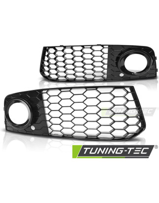 Fanali Posteriori Nero Lucido Nero per Audi A4 B8 2008-10/2011 (Cod. TT-GRAU19)