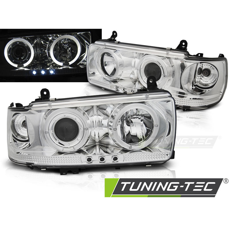 Fanali Posteriori Cromato per Toyota Land Cruiser Fj 80 1990-1997 (Cod. TT-LPTO26)