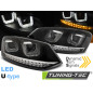 Fari Anteriori LED Nero per Volkswagen Polo 6R 2009-03/2014 (Cod. TT-LPVWN2)