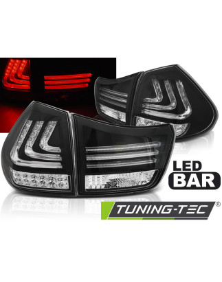 Fanali Posteriori LED Nero per Lexus Rx 330/350 2003-2008 (Cod. TT-LDLE01)