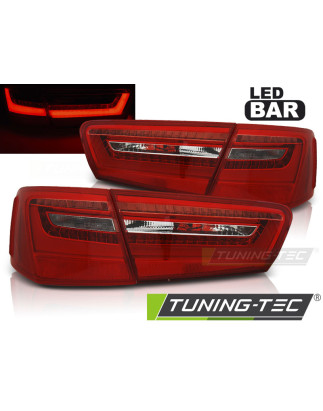 Fanali Posteriori LED Rosso/bianco per Audi A6 C7 2011-10/2014 (Cod. TT-LDAUE5)