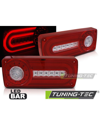 Fanali Posteriori LED Rosso/bianco per Mercedes-Benz W463 G-klasa 1990-2012 (Cod. TT-LDMEA6)