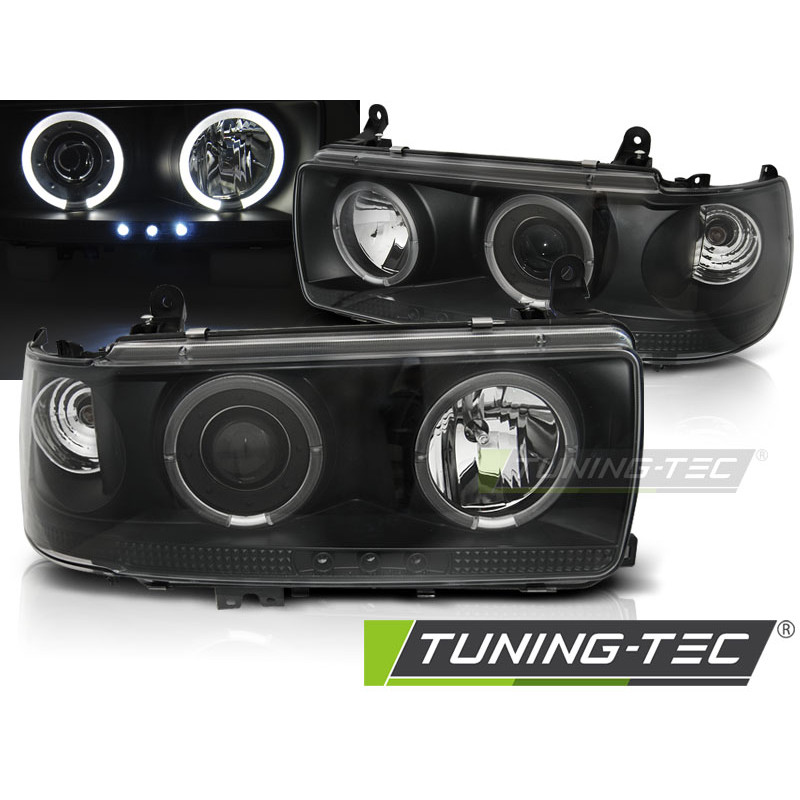 Fanali Posteriori Nero per Toyota Land Cruiser Fj 80 1990-1997 (Cod. TT-LPTO27)