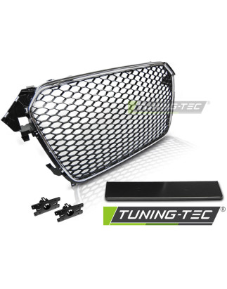 Griglia Frontale Cromato Nero per Audi A4 B8 11/2011-2015 (Cod. TT-GRAU43)