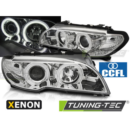 Fari Anteriori Angel Eyes per BMW E46 04/2003-2006 (Cod. TT-LPBMH4)