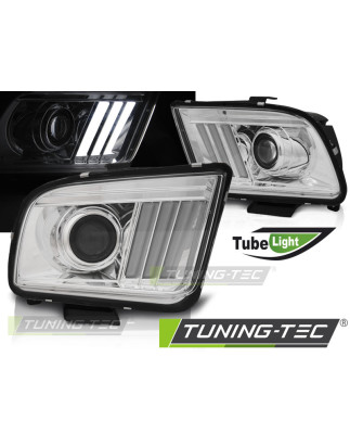 Fanali Posteriori Cromato per Ford Mustang 2004-2009 (Cod. TT-LPFO74)