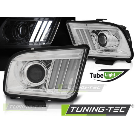 Fanali Posteriori Cromato per Ford Mustang 2004-2009 (Cod. TT-LPFO74)