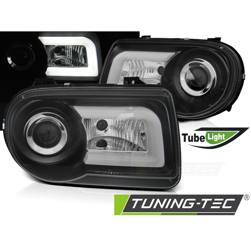 Fanali Posteriori Nero per Chrysler 300C 2005-2010 (Cod. TT-LPCH22)