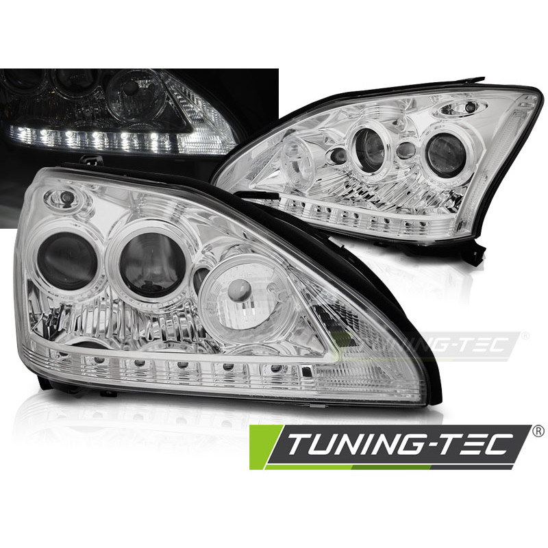 Fanali Posteriori Cromato per Lexus Rx 330/350 2003-2008 (Cod. TT-LPLE05)