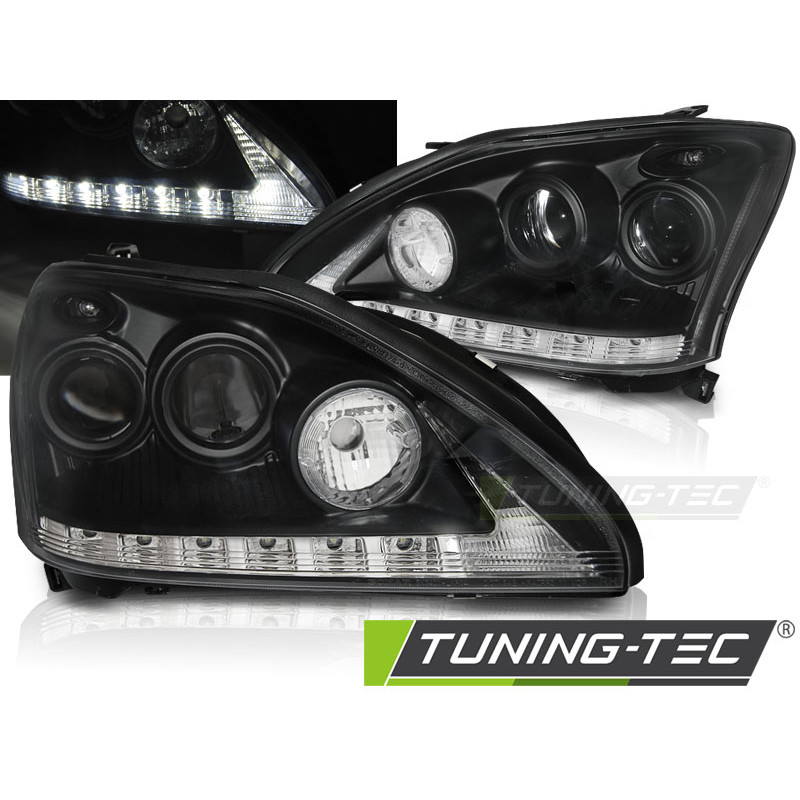 Fanali Posteriori Nero per Lexus Rx 330/350 2003-2008 (Cod. TT-LPLE06)