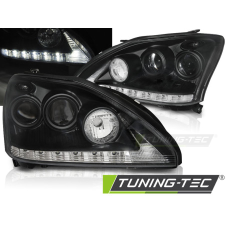 Fanali Posteriori Nero per Lexus Rx 330/350 2003-2008 (Cod. TT-LPLE06)