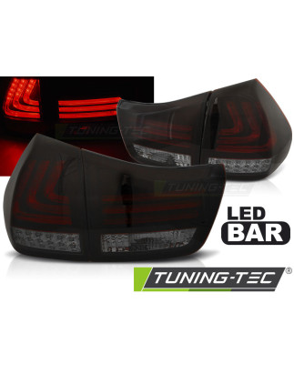 Fanali Posteriori LED Nero Rosso Fumé per Lexus Rx 330/350 2003-2008 (Cod. TT-LDLE03)