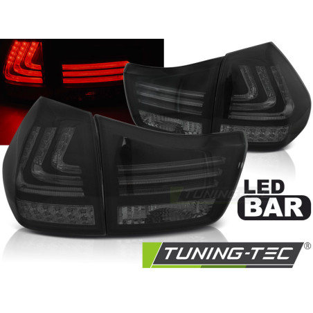 Fanali Posteriori LED Nero per Lexus Rx 330/350 2003-2008 (Cod. TT-LDLE04)