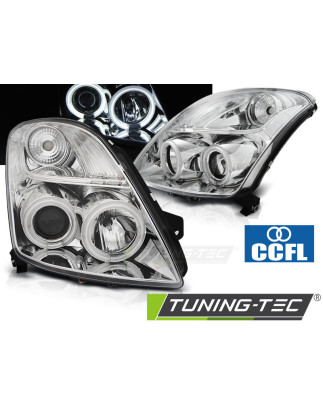 Fari Anteriori Angel Eyes per Suzuki Swift Ccfl 05/2005-2010 (Cod. TT-LPSI05)