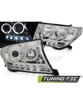 Fari Anteriori Angel Eyes per Toyota Land Cruiser Fj200 2007-2012 (Cod. TT-LPTO32)